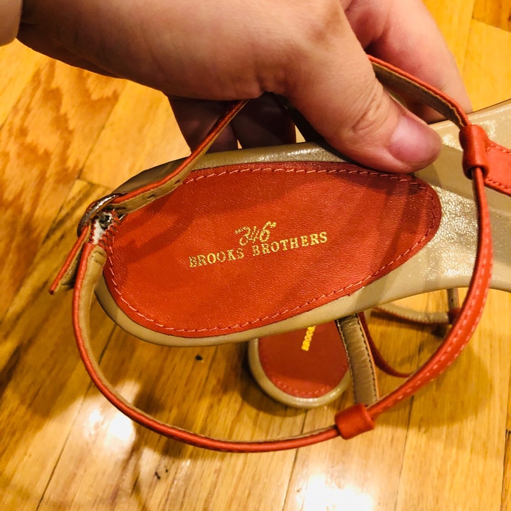 Brooks Brothers Coral Flats - Picture 5 of 6